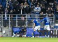 Fábio Baldé et ses coéquipiers fêtent le but de Giovanni Reyna