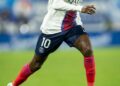 Ousmane Dembélé pendant Racing-PSG