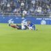 Gessime Yassine au sol après un duel avec un Parisien
