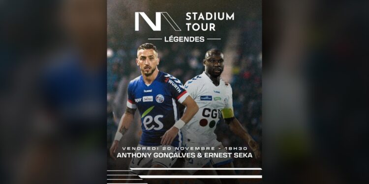 Visuel du Stadium Tour Légendes avec Anthony Gonçalves et Ernest Seka, le 20 novembre à la Meinau