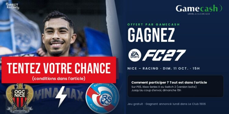 Concours : gagnez FC 27 avec Gamecash pour Nice-Racing